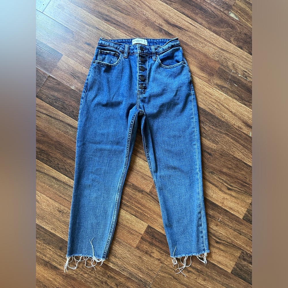 Abercrombie & Fitch High Rise Blue Jeans